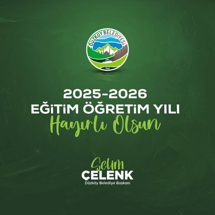 2025-2026 eğitim öğretim yılının tüm öğrencilerimize umut ilham ve başarı öğretmenlerimize sabır ve güç velilerimize ise huzur ve kolaylık dilerim