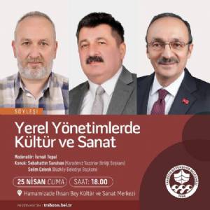 Konuşmacı olarak katılacağım Yerel Yönetimlerde Kültür ve Sanat konulu söyleşimize tüm hemşehrilerimiz davetlidir.  