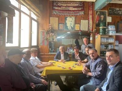 TİSKİ Genel Müdürü İbrahim Kul ile Çayırbağı ilçesinde kanalizasyon arıtma tesisi ve su şebekesi çalışmaları için incelemelerde bulunduk